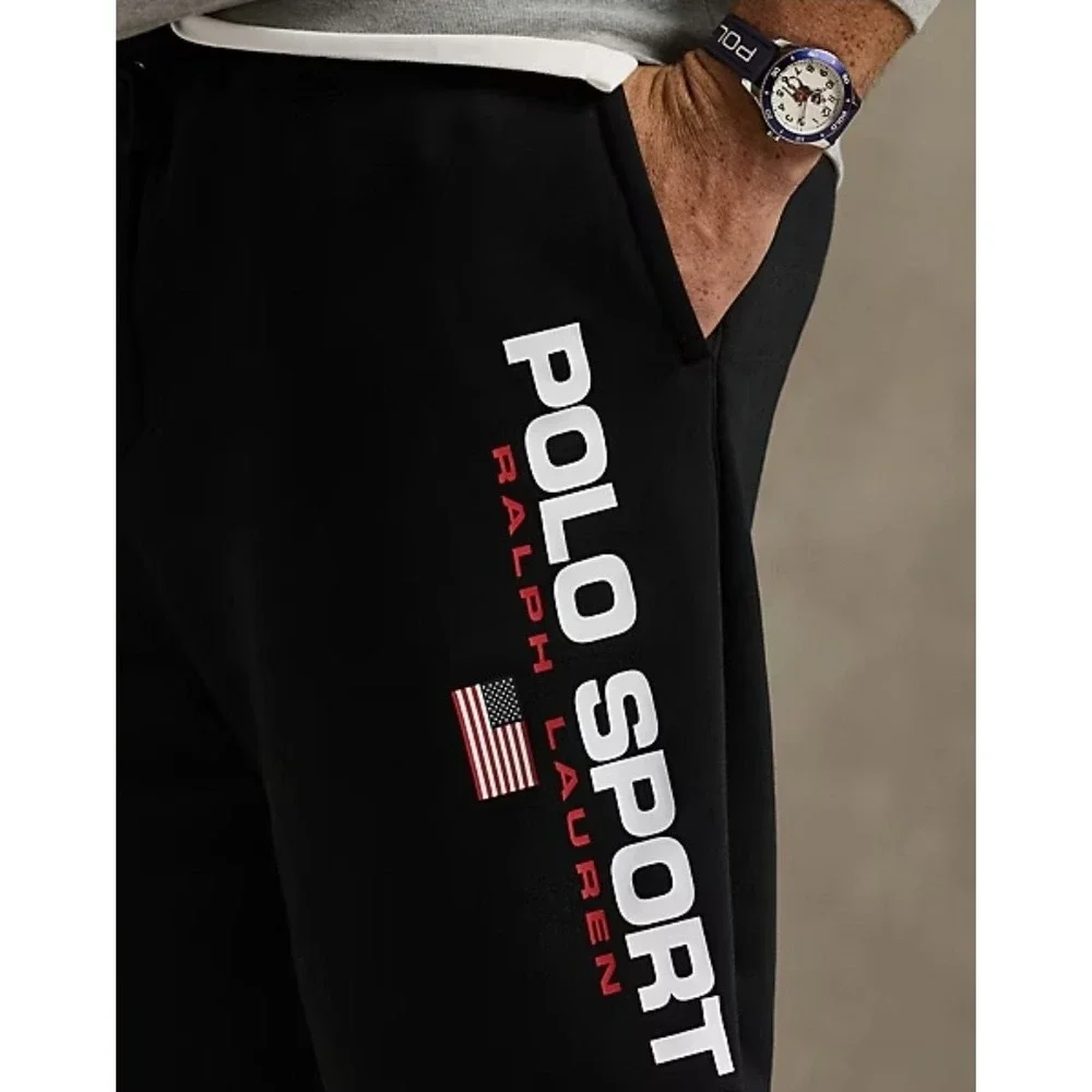 Polo Sport Ralph Lauren Fleece Shorts Black Big & Tall Men's Size 6XB NWT